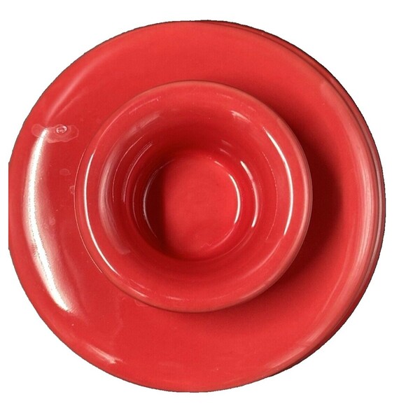 Butter Belle Crock Red Ceramic Butter Keeper by Tremain - Picture 2 of 8